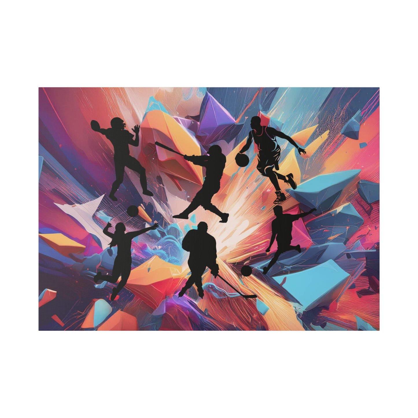 Bruntee The Athlete's Dreamscape Canvas Art Wraps | Sports Wall Art