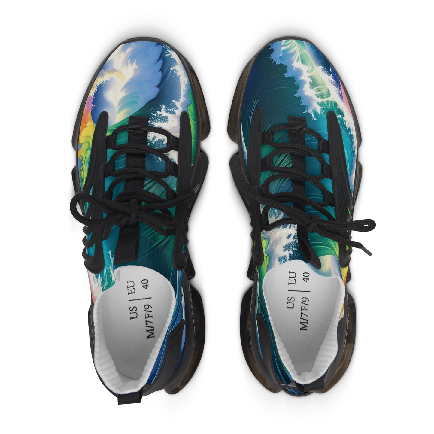 Bruntee Vibrant Wave Women’s Mesh Sneakers