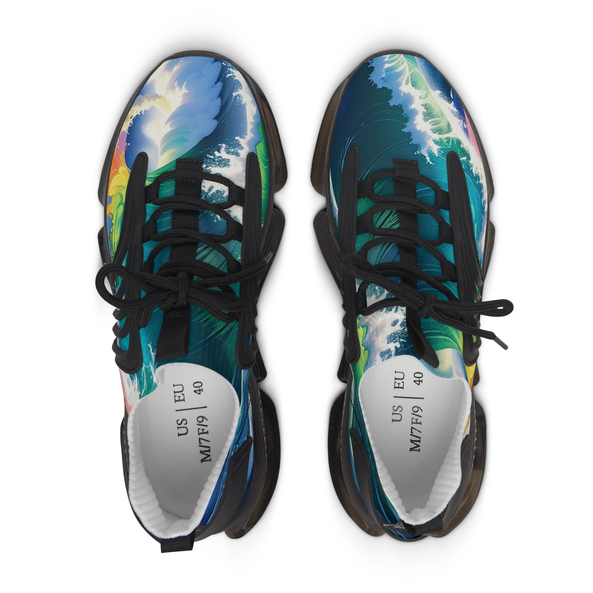 Vibrant Wave Women’s Mesh Sneakers – Stylish Athletic & Casual Shoes