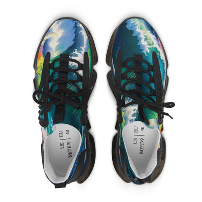 Bruntee Vibrant Wave Women’s Mesh Sneakers