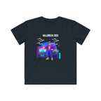 Retro Halloween Kids Tee | Fun Costume Shirt for Kids, Trendy Halloween 2025 Apparel, Party Graphic T-Shirt