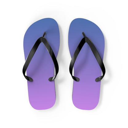 Ombre Gradient Flip Flops | Stylish Summer Sandals | Beach & Pool Footwear | Trendy Vacation Slides | Gift for Him or Her
