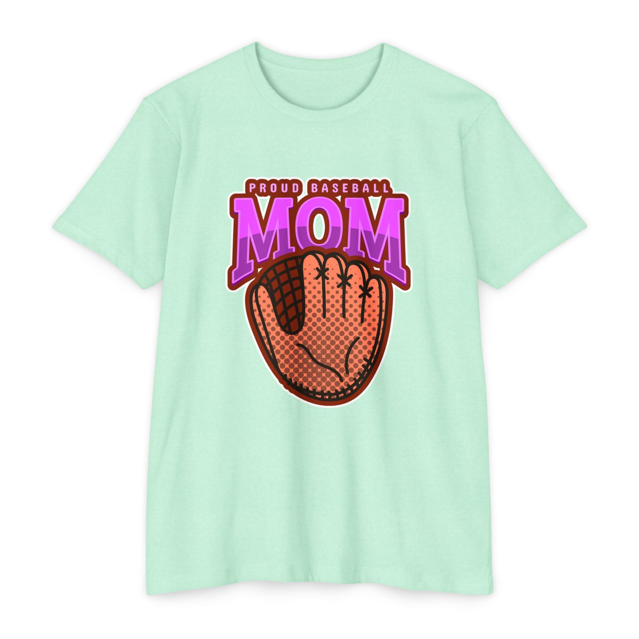 Proud Baseball Mom T-Shirt - Yellow Graphic Tee for Sports Moms & Casual Wear