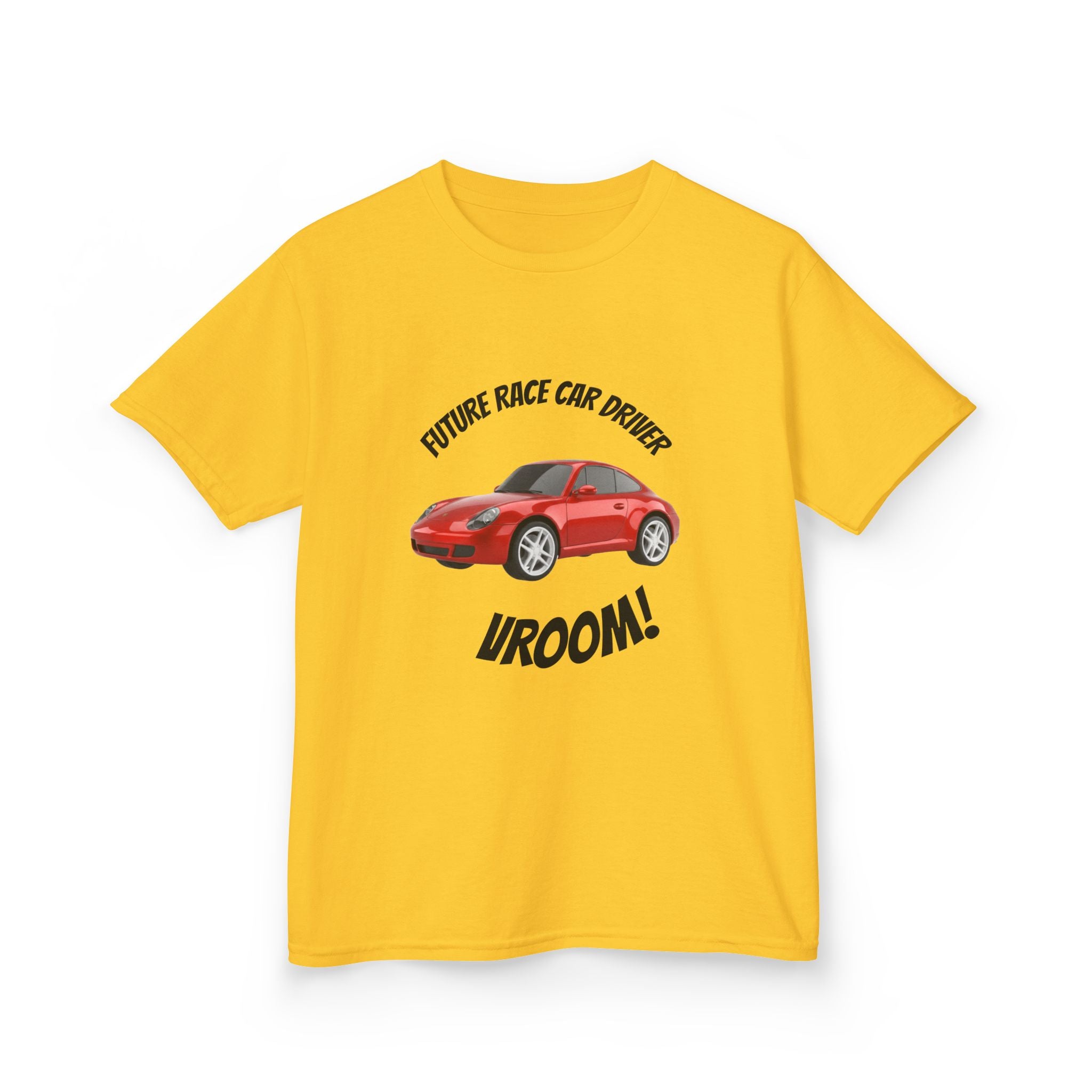 Future Race Car Driver Kids T-Shirt – Vroom Graphic Tee, Fun Racing Shirt for Boys & Girls, Car Lover Birthday Gift