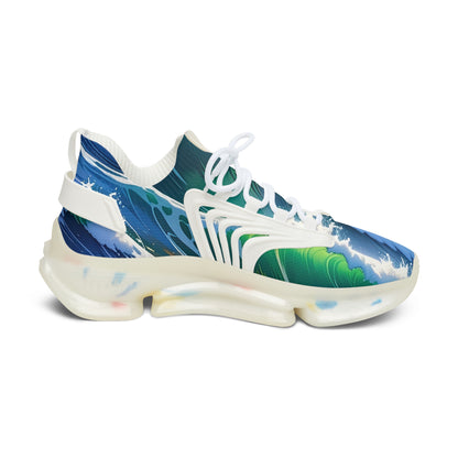 Bruntee Vibrant Wave Women’s Mesh Sneakers