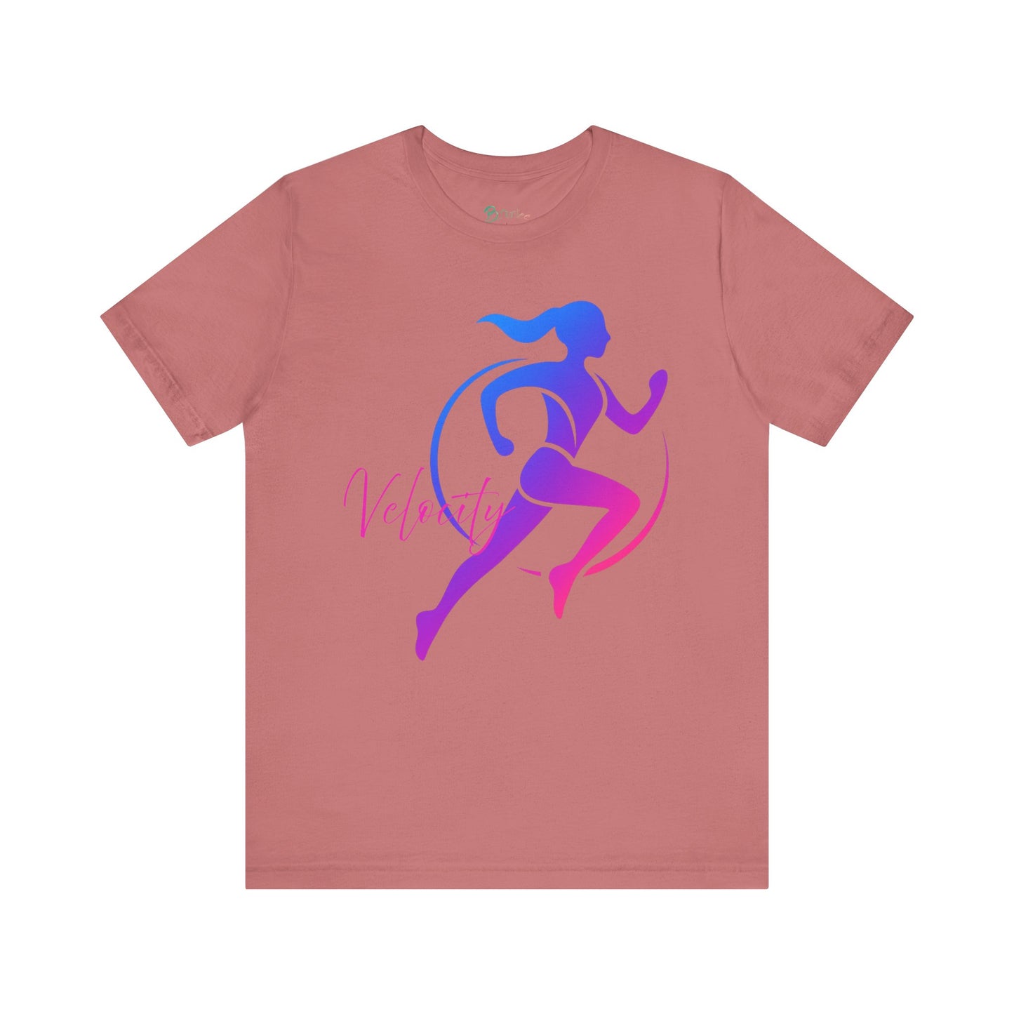 Bruntee Velocity Dynamic Running Tee – Women's Fitness Performance Top