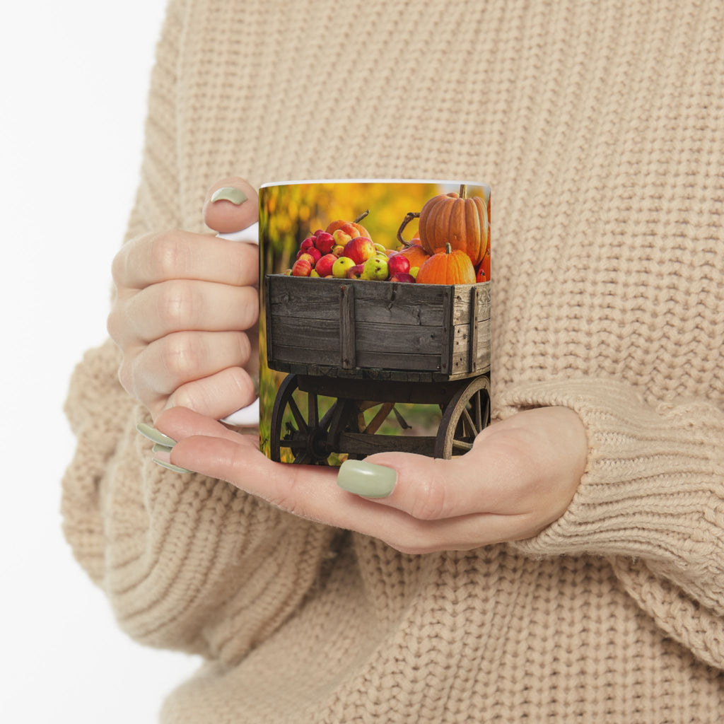 Fall Harvest Mug – Fall Coffee Cup, Cozy Fall Decor,