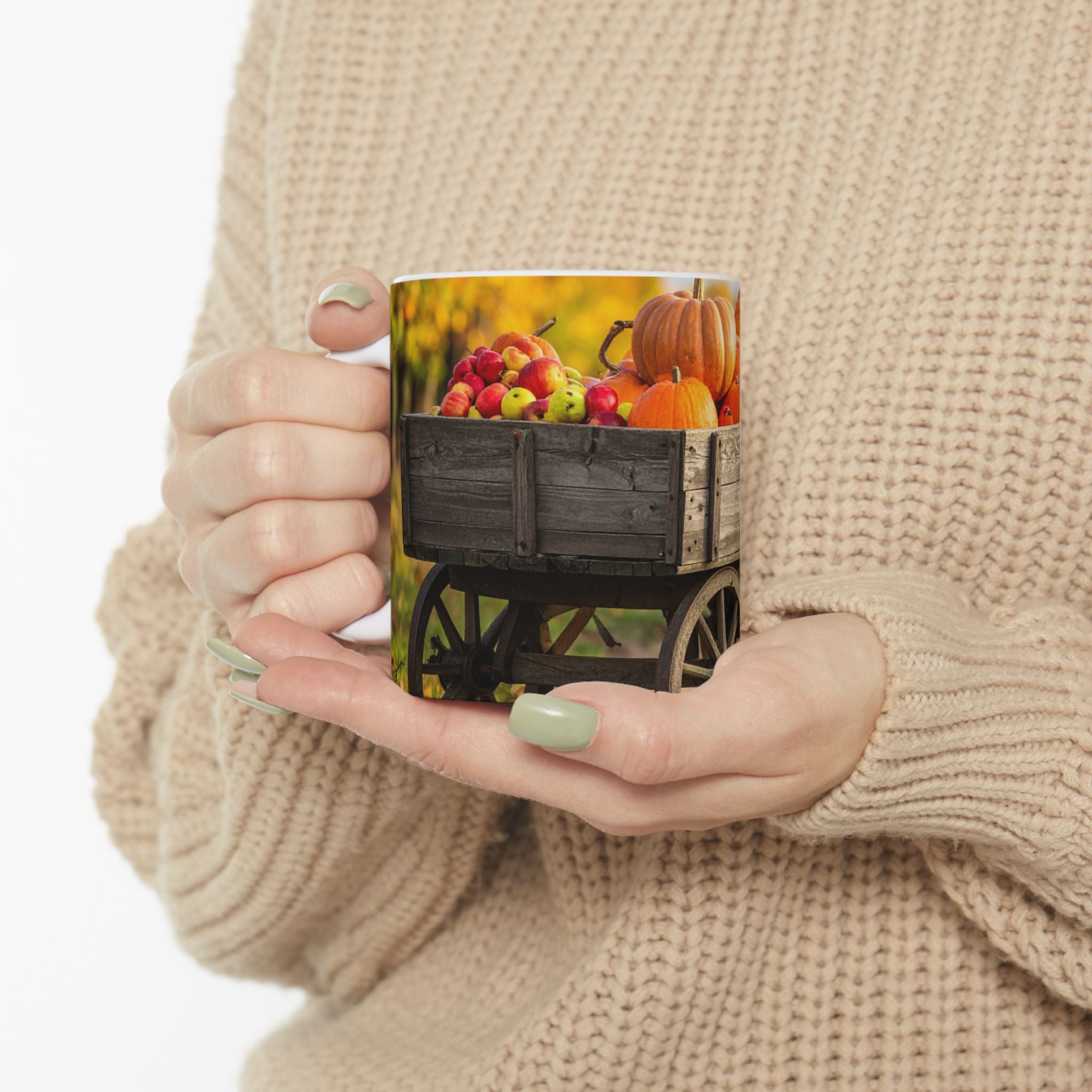 Fall Harvest Mug – Fall Coffee Cup, Cozy Fall Decor,