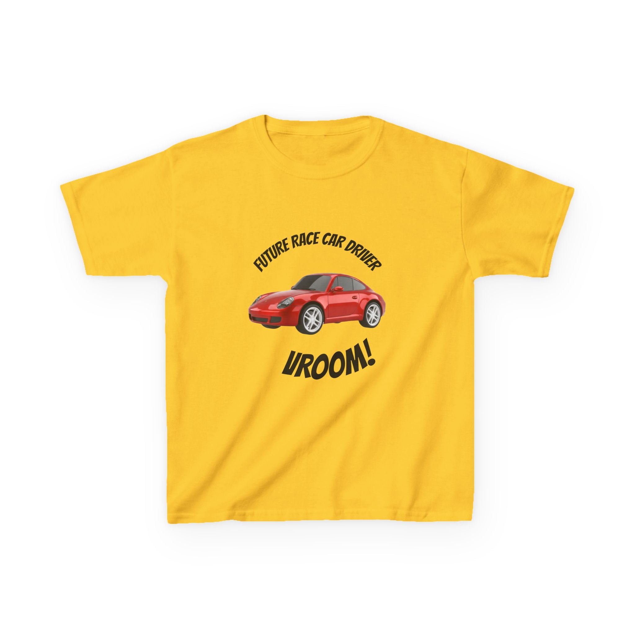 Future Race Car Driver Kids T-Shirt – Vroom Graphic Tee, Fun Racing Shirt for Boys & Girls, Car Lover Birthday Gift