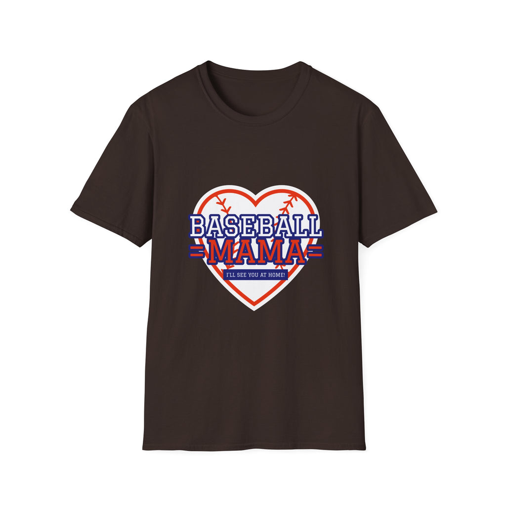 Baseball Mama T-Shirt: Perfect Gift for Baseball Fans, Mother's Day, Sports Events, Casual Wear, Trendy Tee