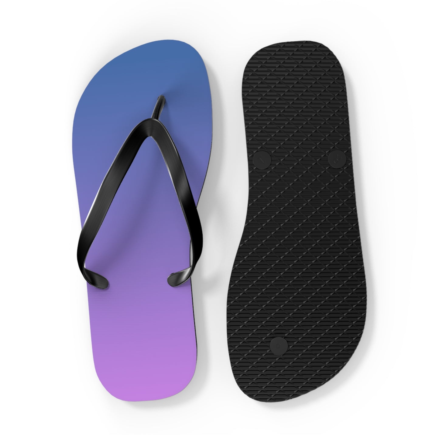 Ombre Gradient Flip Flops | Stylish Summer Sandals | Beach & Pool Footwear | Trendy Vacation Slides | Gift for Him or Her