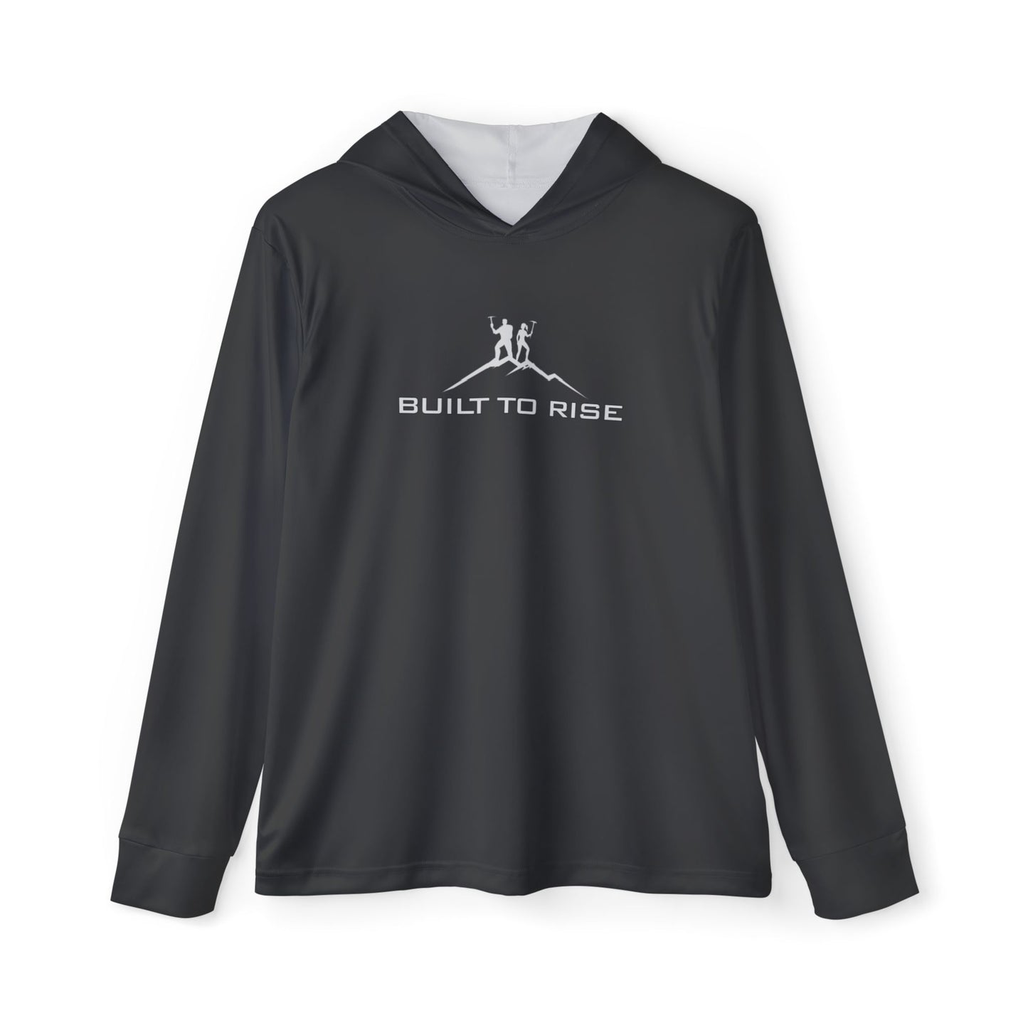 Bruntee Built to Rise Men’s Sports Warmup Hoodie | Lightweight Moisture-Wicking Training Apparel