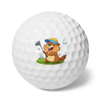 Funny Golf Balls Set – Cartoon Character Golf Gift, Unique Golf Accessories, Custom Golf Balls for Tournaments & Birthdays