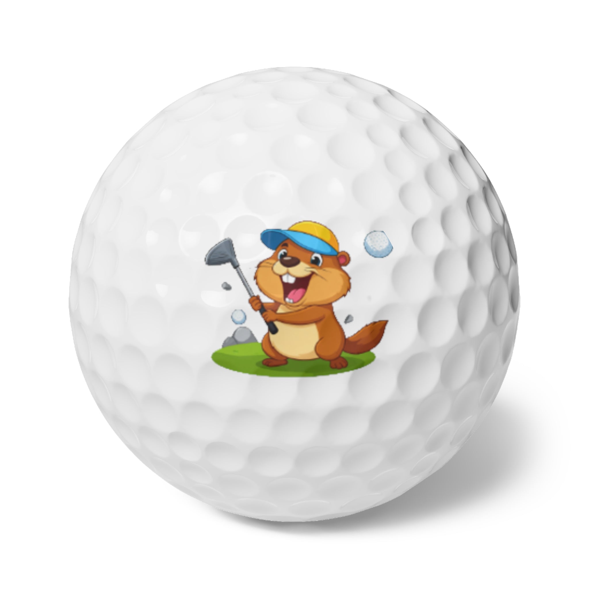 Funny Golf Balls Set – Cartoon Character Golf Gift, Unique Golf Accessories, Custom Golf Balls for Tournaments & Birthdays