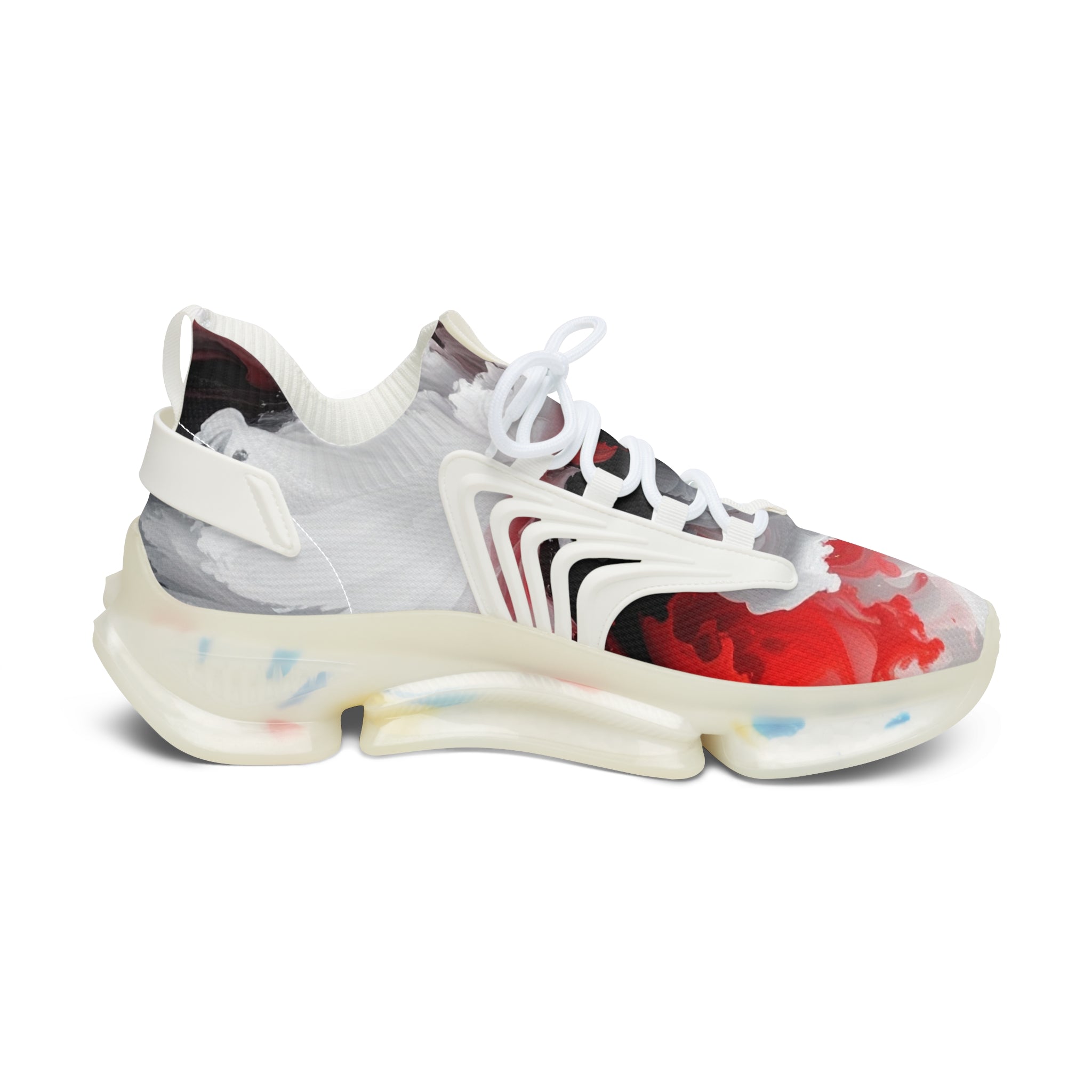 Bold Abstract Women’s Mesh Sneakers | Stylish Athletic Shoes, Breathable Fashion Footwear & Sporty Summer Style