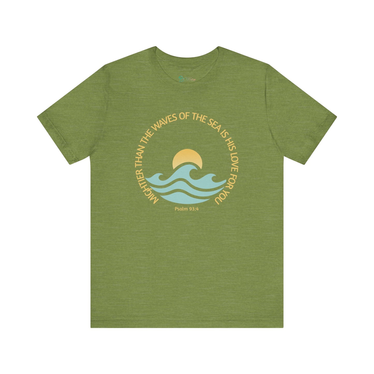 Ocean-Inspired Women's Tee | Beach Lover Shirt | Inspirational Casual Wear | Bruntee Faith Collection
