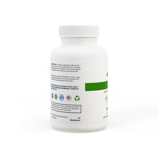 Built to Rise Probiotic Supplement (60 Capsules) | 40 Billion CFU with MAKTrek® Technology | Digestive, Immune & Performance Support