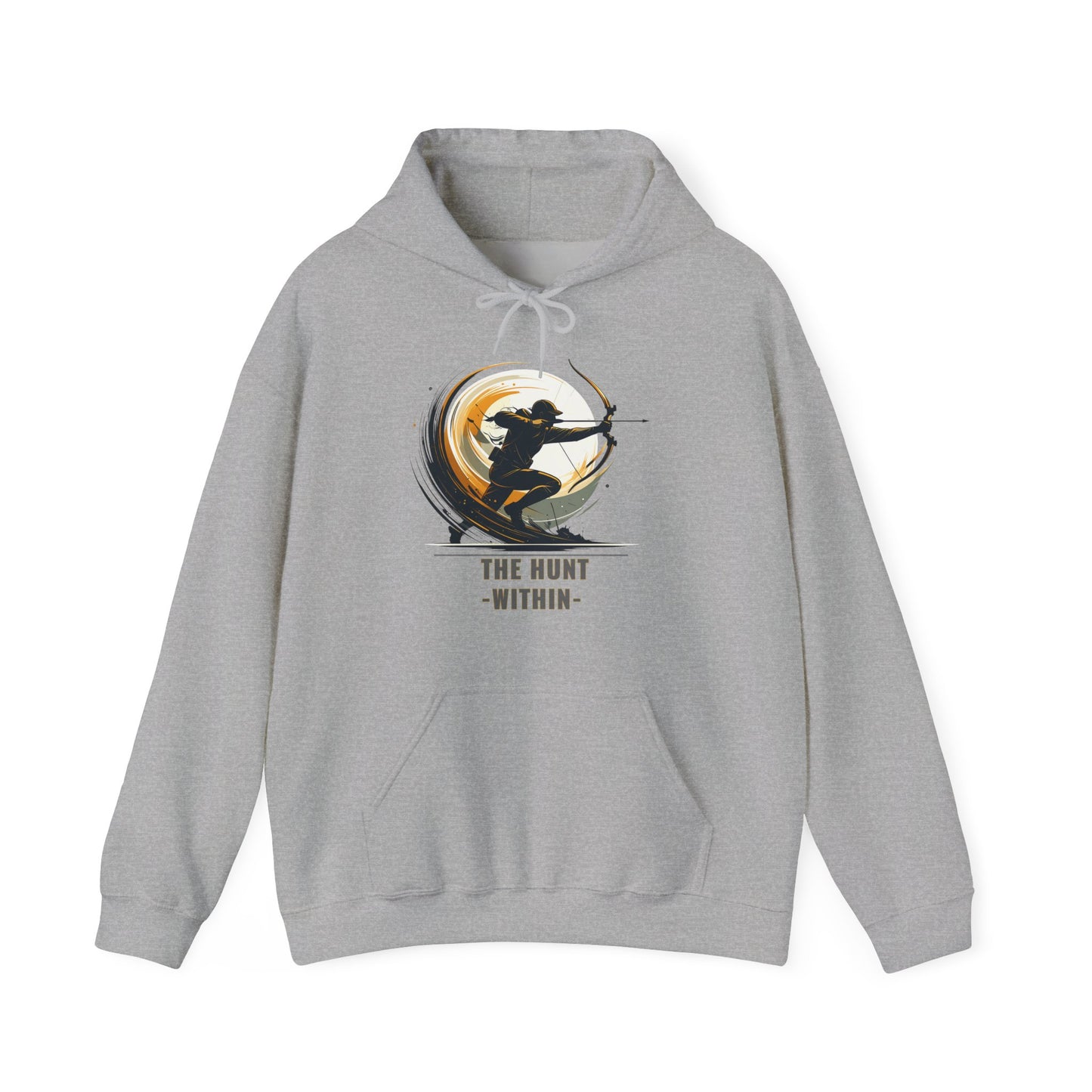 The Hunt Within Hoodie | Men's Adventure Sweatshirt for Outdoor Enthusiasts, Motivational Wear & Everyday Comfort