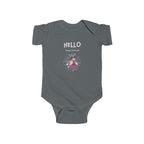 Baby Greeting Bodysuit, Cute Infant Onesie, Baby Shower Gift, Toddler Clothes, Newborn Outfit, Christmas Present