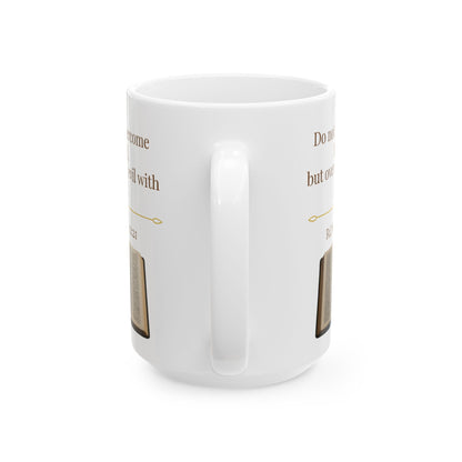 Romans 12:21 Ceramic Mug – Christian Coffee Cup, Faith Home Décor, Inspirational Gift for Him or Her