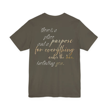 Women’s Faith T-Shirt, Purpose and Grace Tee, Christian Quote Shirt, Inspirational Apparel, Gift for Women of Faith, Everyday Faith Wear
