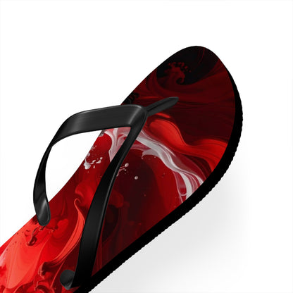 Bold Abstract Flip Flops | Stylish Summer Sandals, Beachwear & Poolside Vacation Footwear