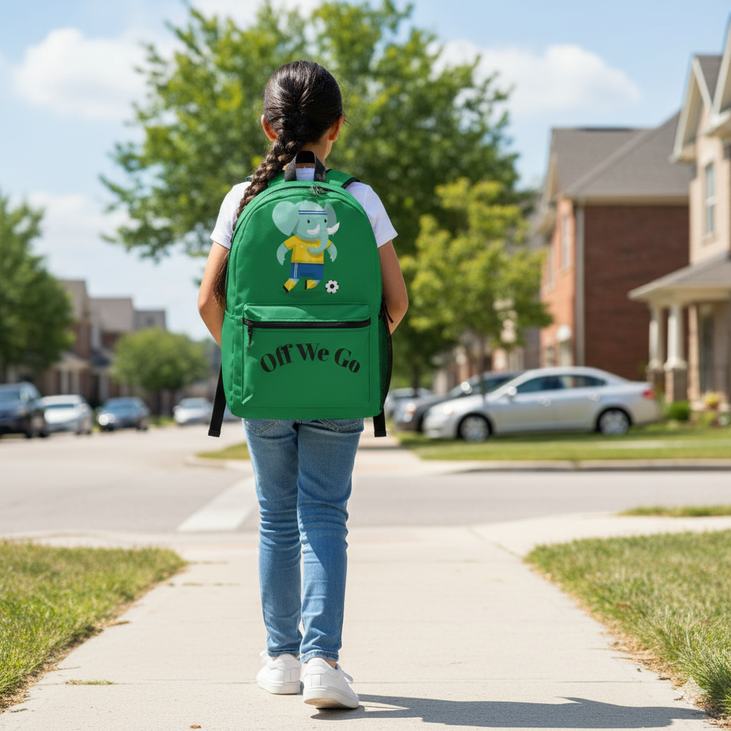 The Off We Go Kids Backpack, Perfect for School, and travel