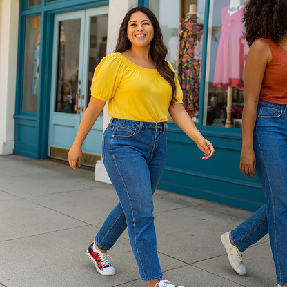 Bruntee Vibrant Floral Women's Sneakers - Colorful Low Tops