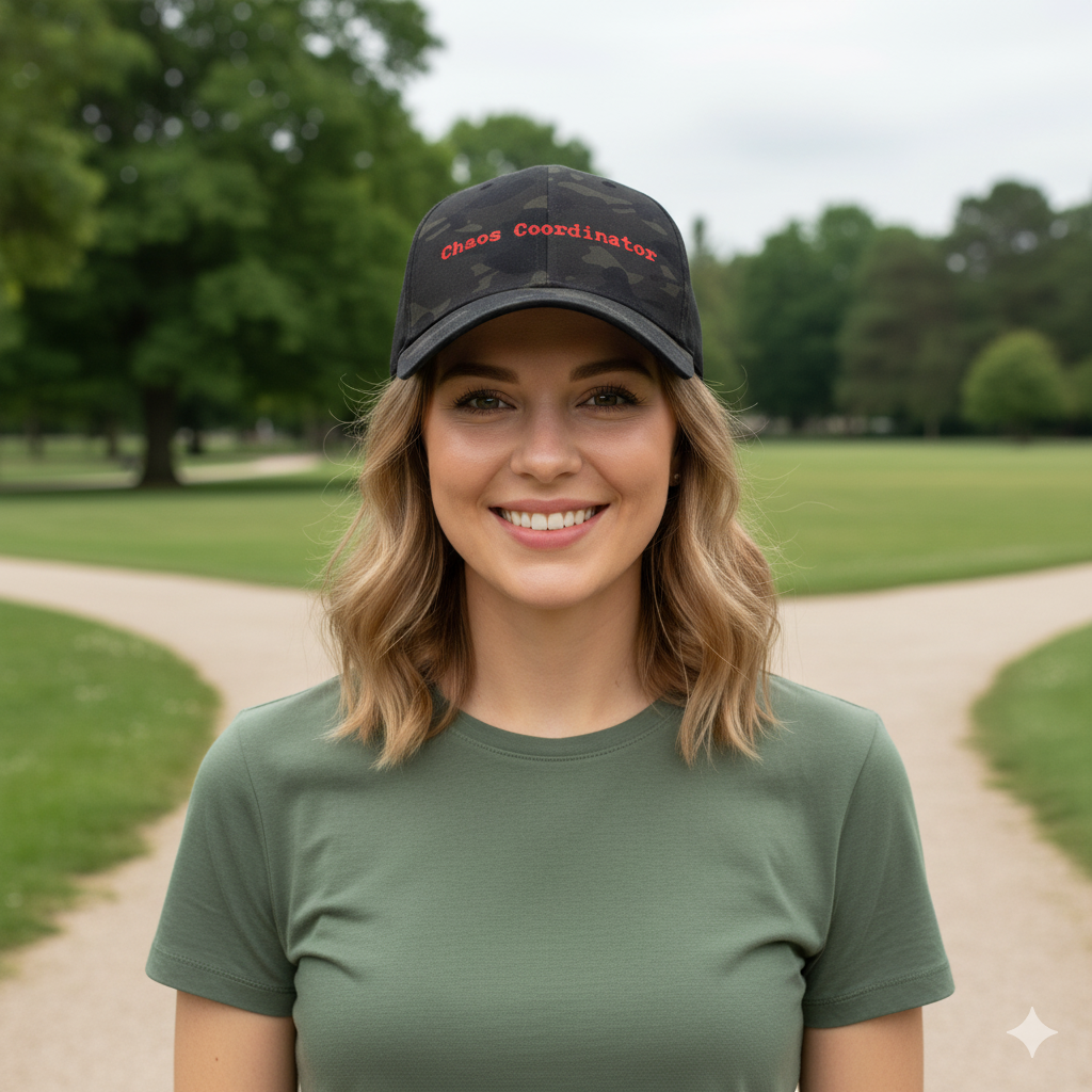 Chaos Coordinator Cap – Structured Baseball Hat, Funny Dad & Mom Cap, Gift for Busy Parents, Trendy Everyday Hat