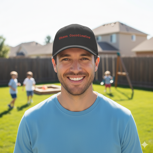 Chaos Coordinator Cap – Structured Baseball Hat, Funny Dad & Mom Cap, Gift for Busy Parents, Trendy Everyday Hat