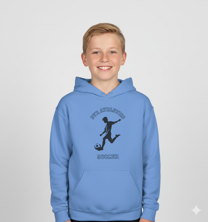 Bruntee Boy's Soccer Hoodie — Silhouette Sweatshirt