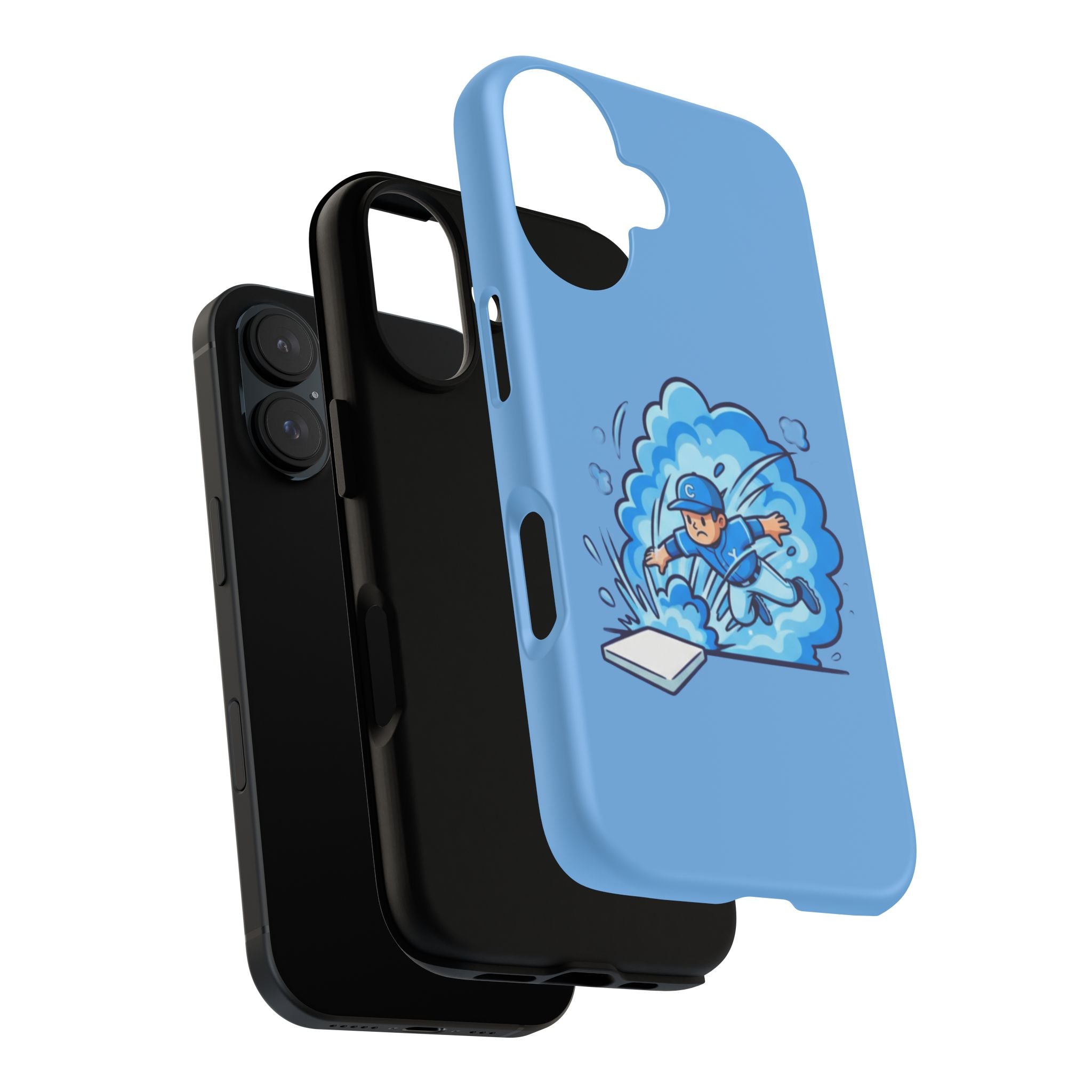 Splash Cartoon Phone Case for Teens & Sports Fans, Durable Shockproof Cover, Fun Gift for Gamers & Everyday Use