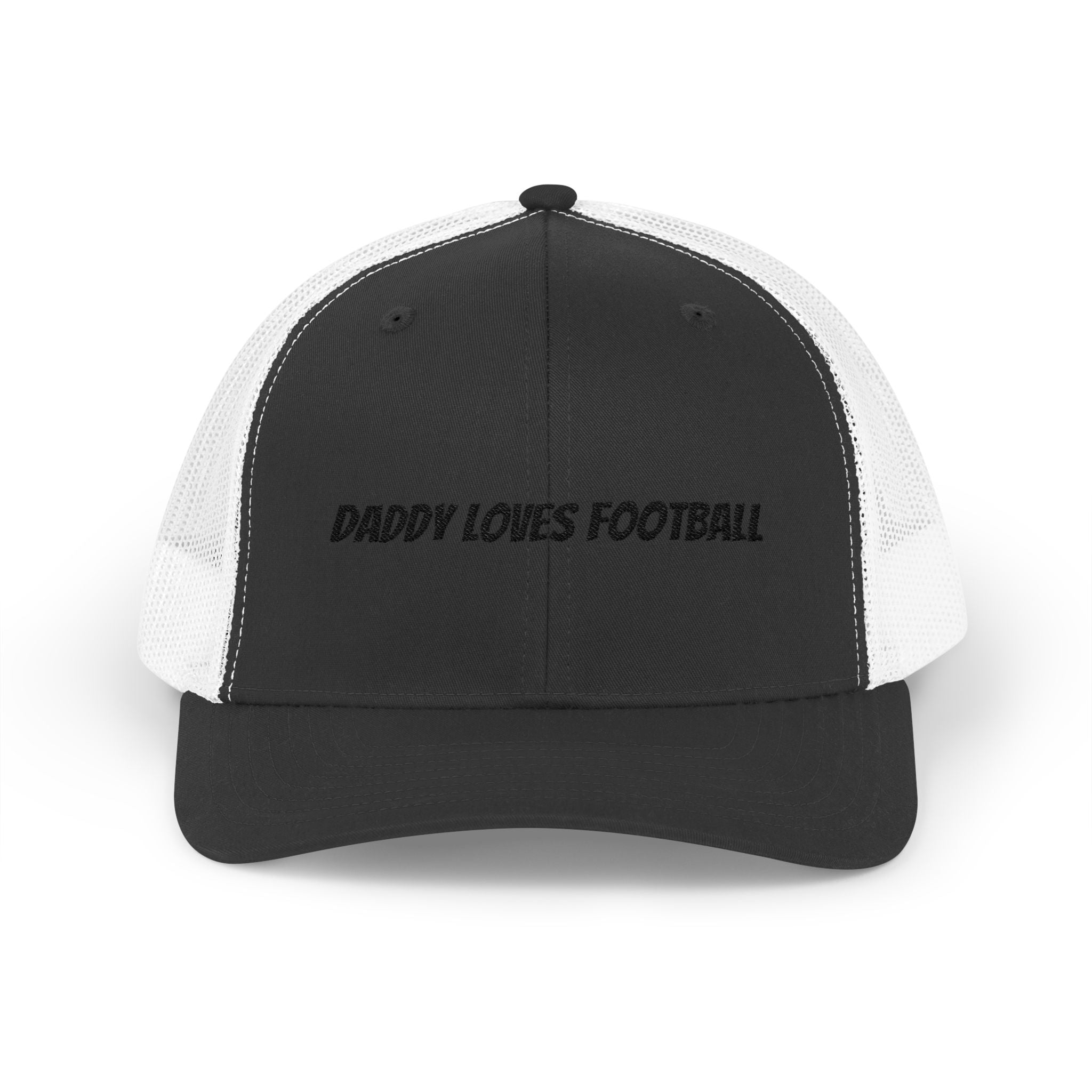 Daddy Loves Football Snapback Trucker Cap | Sports Dad Hat, Father’s Day Gift, Outdoor Casual Cap