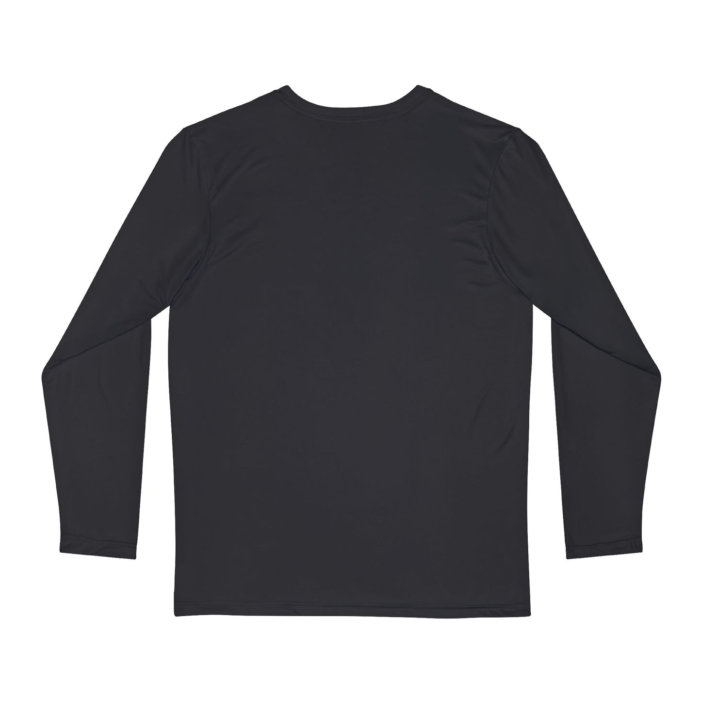 Bruntee Men’s Chest Logo Long Sleeve Shirt – Graphite Grey | Lightweight Quick-Dry Performance Top