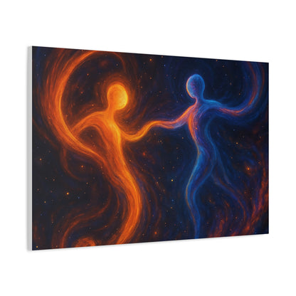 Bruntee Fire & Water Spirit Matte Canvas Wall Art — Stretched 1.25"