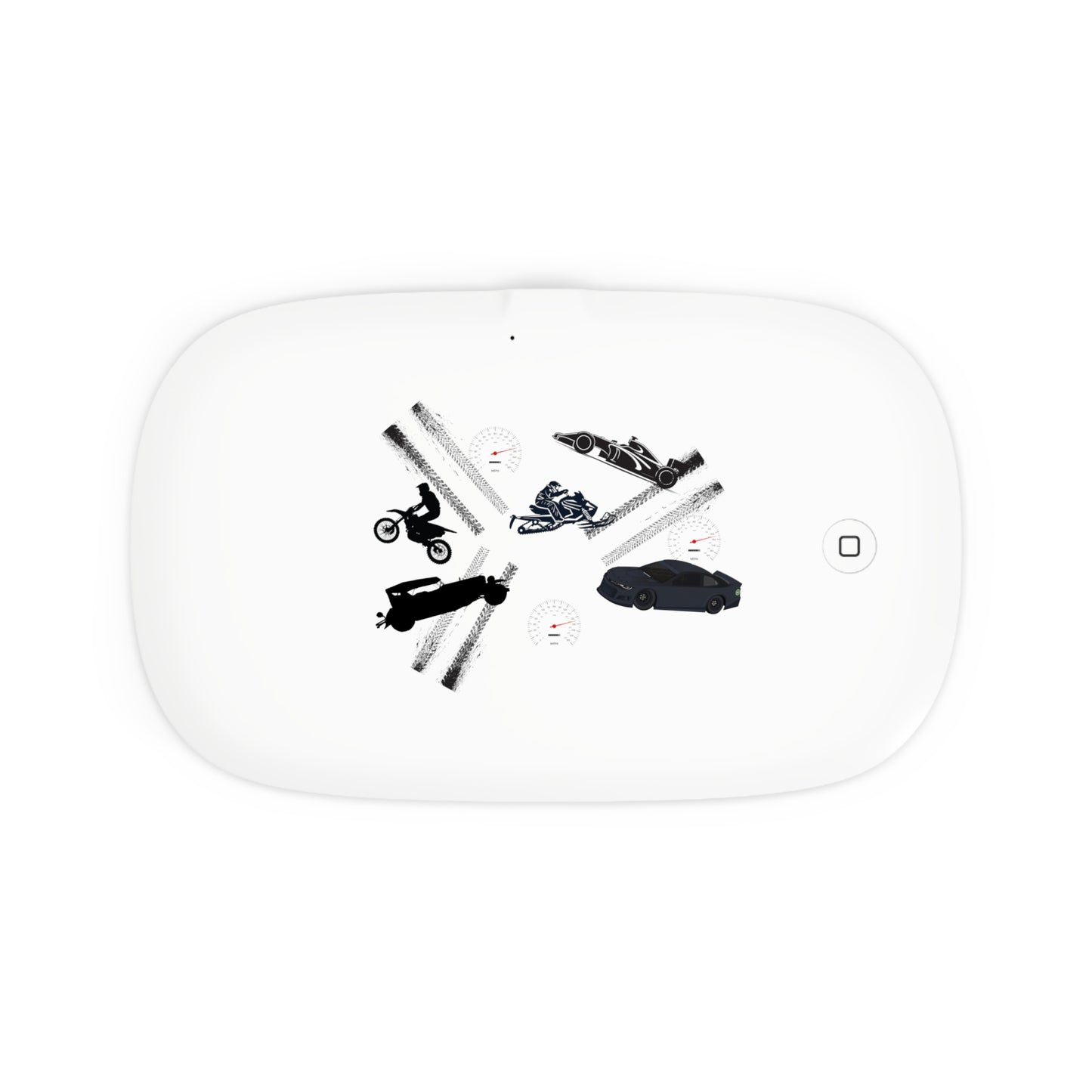 Bruntee UV Phone Sanitizer & Wireless Charger- Motor Sports