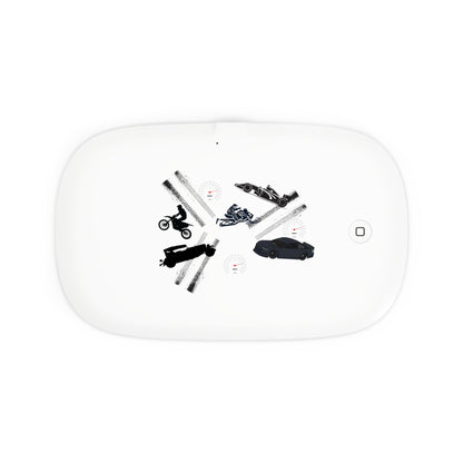 Bruntee UV Phone Sanitizer & Wireless Charger- Motor Sports