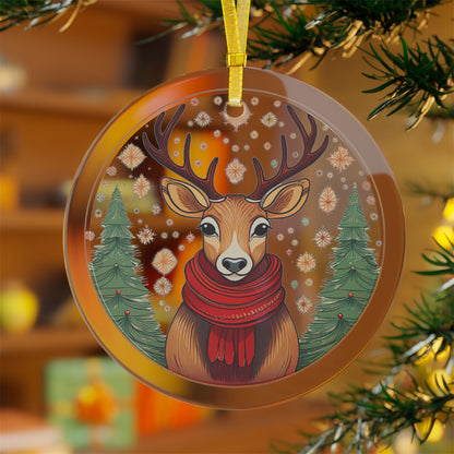 Bruntee Whimsical Reindeer Ornament – Cute Animal Christmas Decoration, Holiday Tree Keepsake, Gift for Families