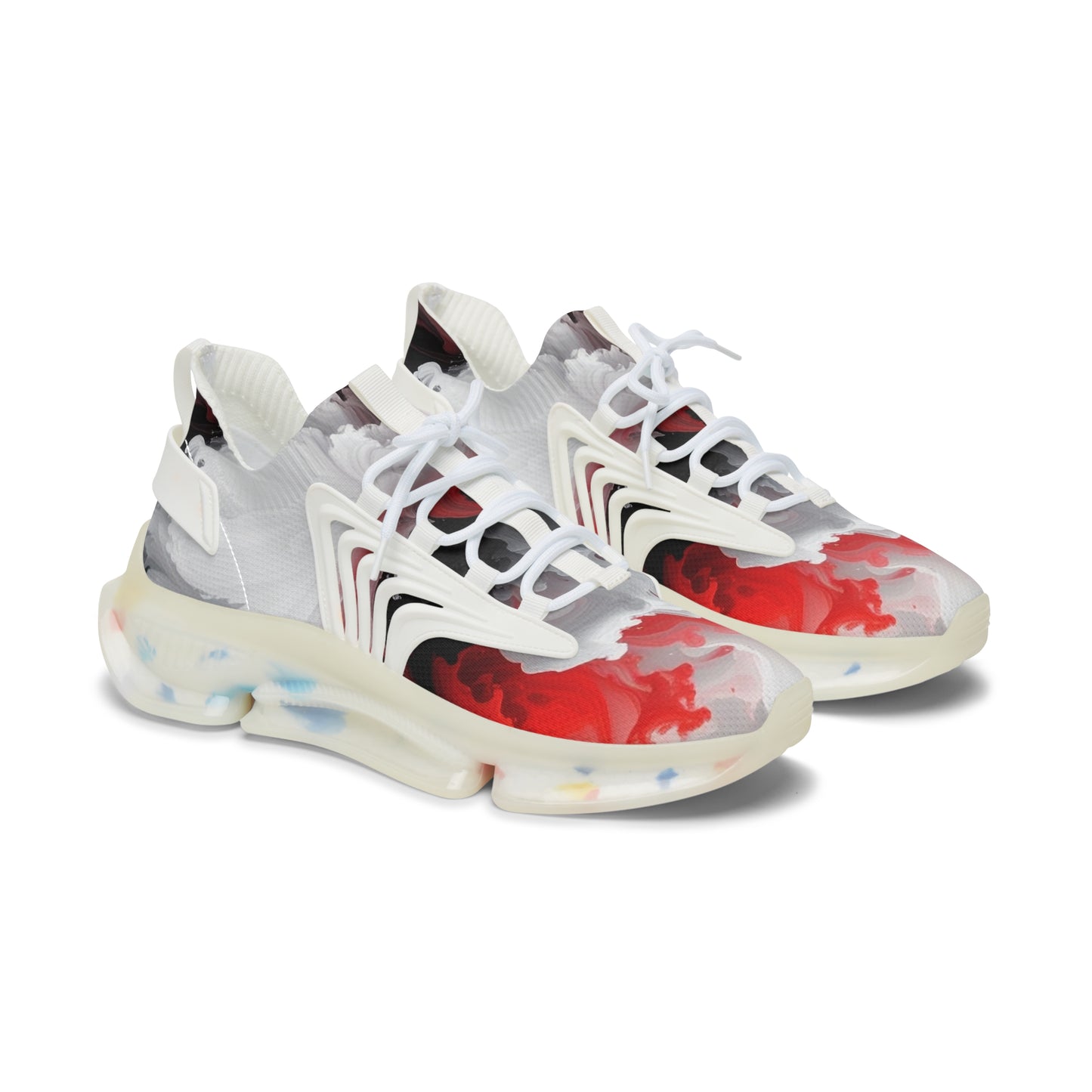 Bruntee Bold Abstract Women’s Mesh Sneakers