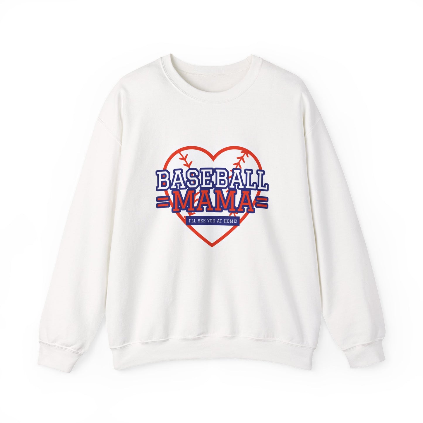 Bruntee Baseball Mama Sweatshirt – Cozy Game Day Crewneck