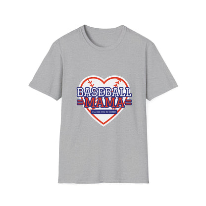 Bruntee Baseball Mama T-shirt – Trendy Game Day Graphic Tee