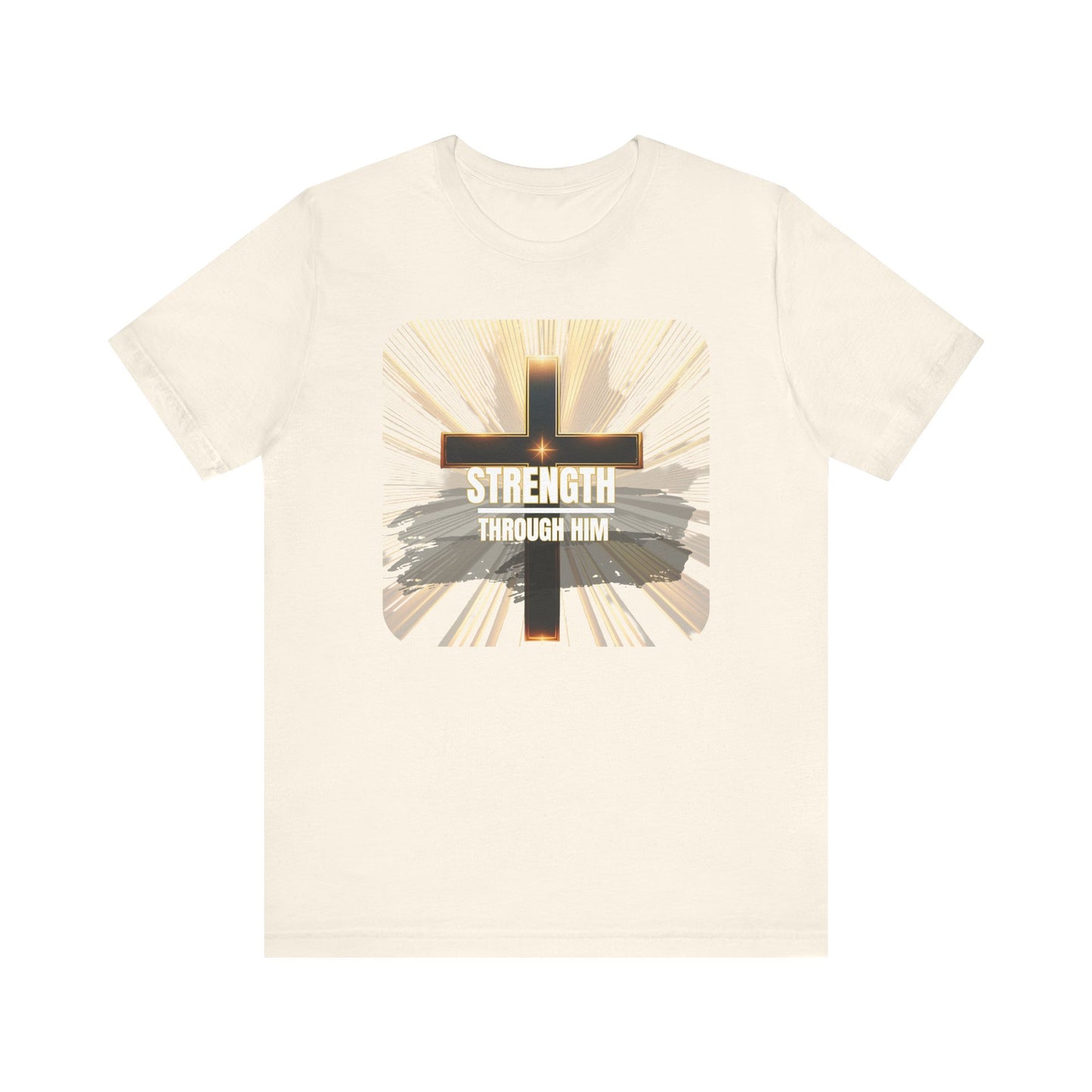 Spiritual Strength Tee | Christian Faith Shirt | Inspirational Men's T-Shirt