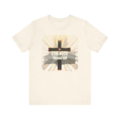 Spiritual Strength Tee | Christian Faith Shirt | Inspirational Men's T-Shirt