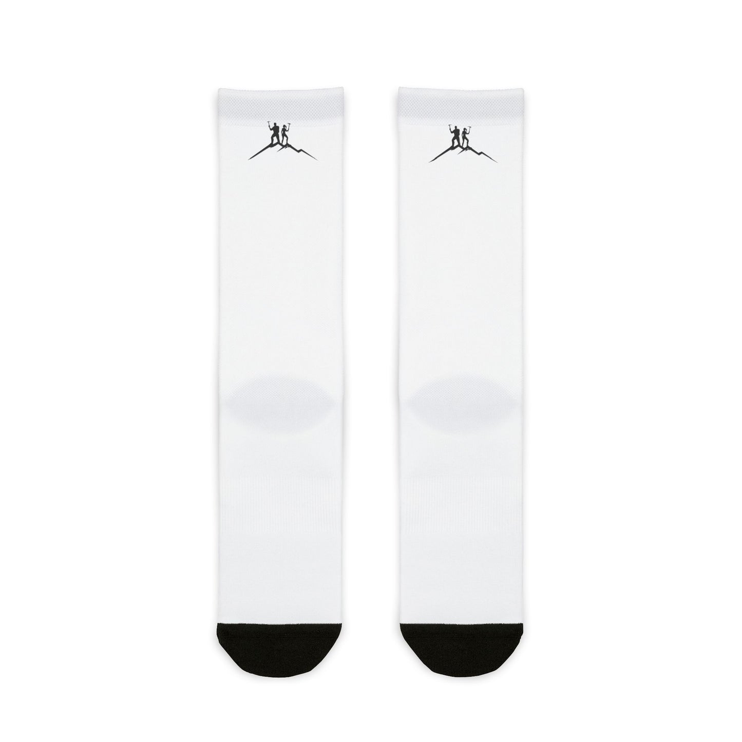 Bruntee Built To Rise Crew Socks - Stylish Daily Wear - BTR Logo