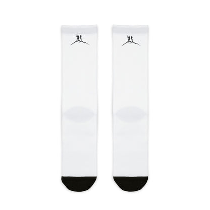 Bruntee Built To Rise Crew Socks - Stylish Daily Wear - BTR Logo
