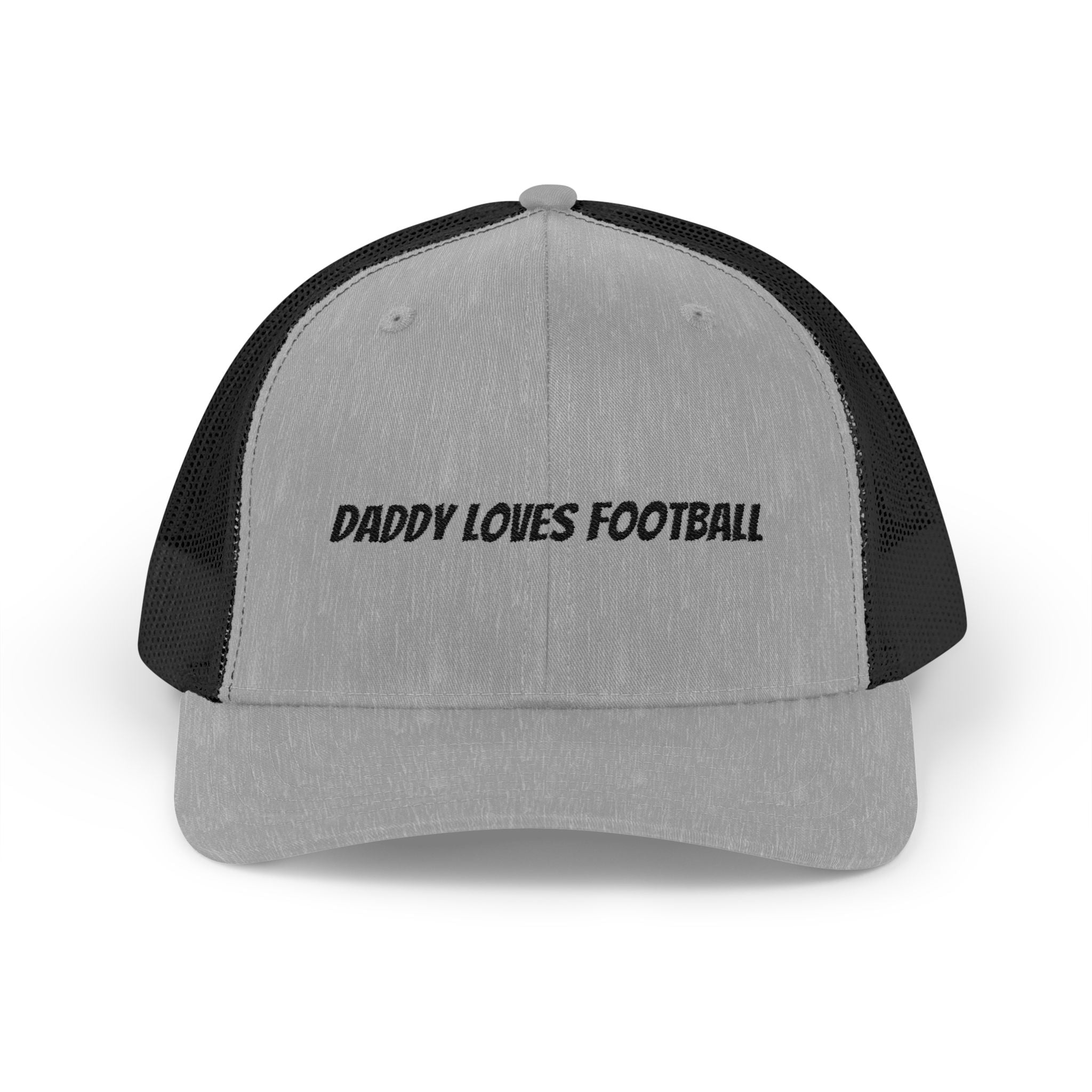 Daddy Loves Football Snapback Trucker Cap | Sports Dad Hat, Father’s Day Gift, Outdoor Casual Cap