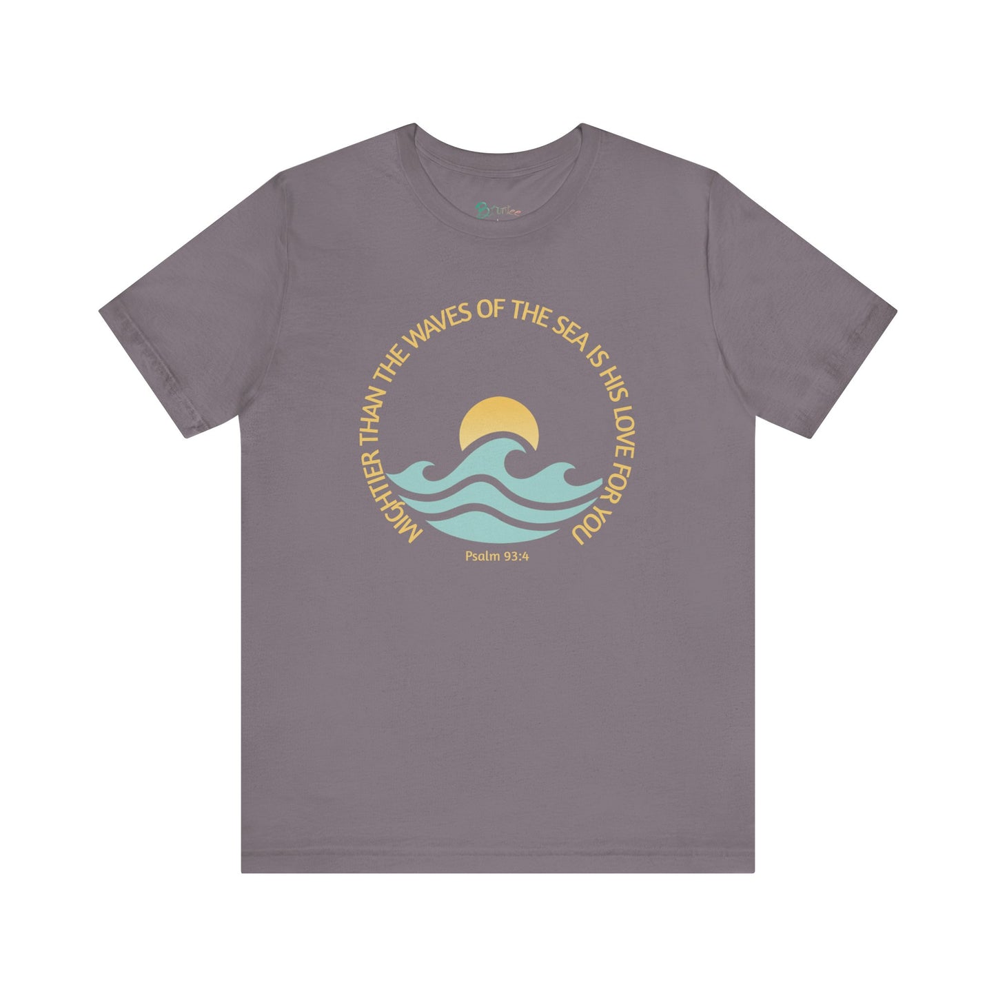 Ocean-Inspired Women's Tee | Beach Lover Shirt | Inspirational Casual Wear | Bruntee Faith Collection