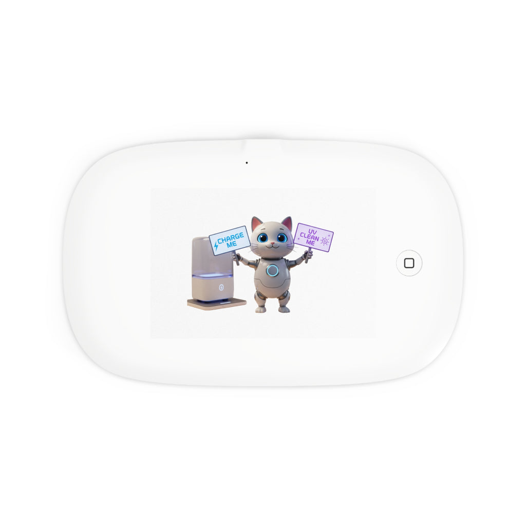 UV Phone Sanitizer & Wireless Charger | 2-in-1 Germ-Free Phone Charging Station, Tech Gift for Home & Office