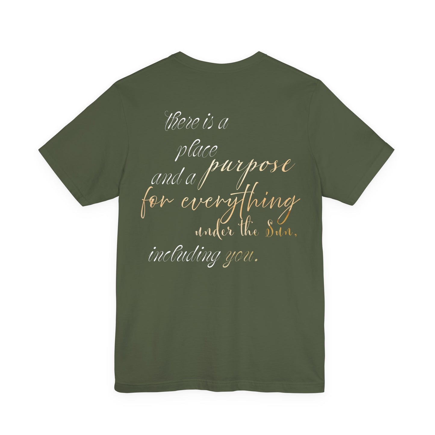 Women’s Faith T-Shirt, Purpose and Grace Tee, Christian Quote Shirt, Inspirational Apparel, Gift for Women of Faith, Everyday Faith Wear