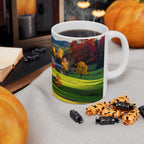 Fall Landscape Mug – Scenic Fall Coffee Cup, Cozy Seasonal Drinkware,